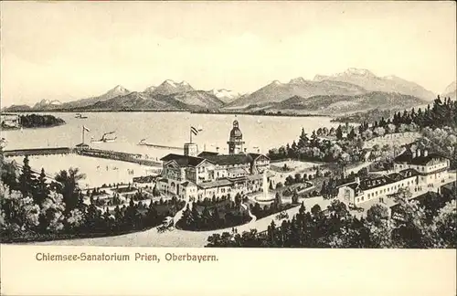 Prien Chiemsee Chiemsee-Sanatorium
Oberbayern Kat. Prien a.Chiemsee