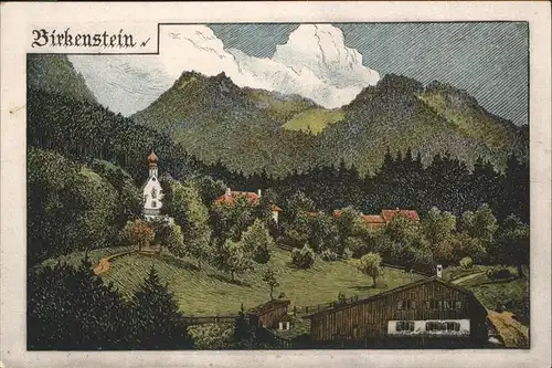 Birkenstein Panorama Kat. Fischbachau