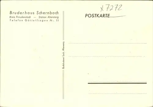 Goettelfingen Seewald Schwarzwald Bruderhaus Schernbach / Seewald /Freudenstadt LKR