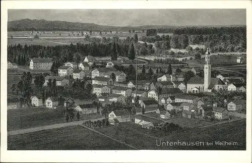 Unterhausen Weilheim Totalansicht / Weilheim in Oberbayern /Weilheim-Schongau LKR