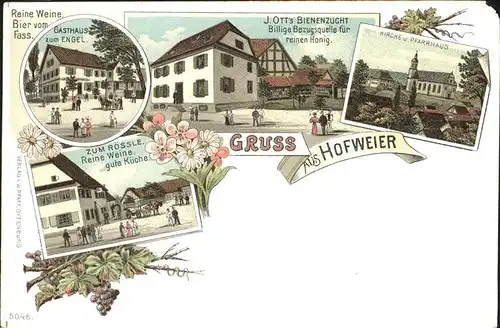 Hofweier Ortenaukreis Gasthaus Engel
Bienenzucht Ott Kat. Hohberg