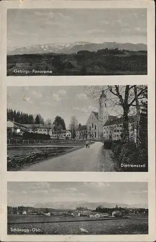 Dietramszell Gebirgs-Panorama Kat. Dietramszell