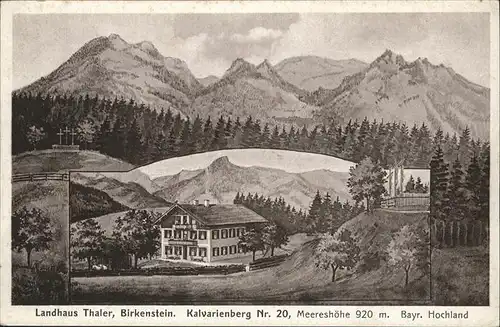 Birkenstein Landhaus Thaler
Kalvarienberg Kat. Fischbachau