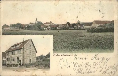 wx56685 Freiensteinau Gasthaus Krone Kategorie. Freiensteinau Alte Ansichtskarten