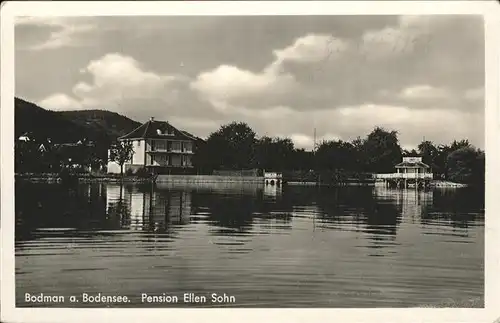 Bodman-Ludwigshafen Bodensee Pension Ellen Sohn Kat. Bodman-Ludwigshafen