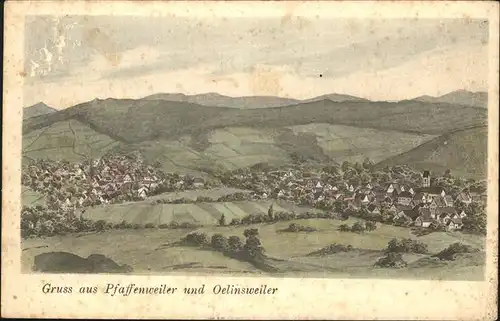 Pfaffenweiler Breisgau Oelinsweiler Kat. Pfaffenweiler