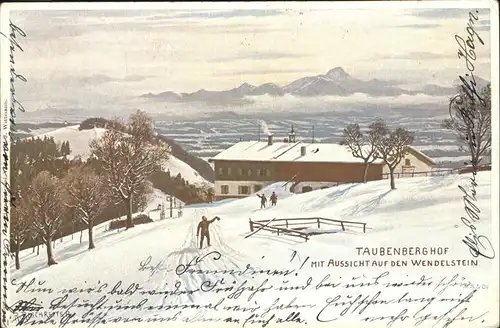 Taubenberg Taubenberghof Wendelstein Kat. Bodolz