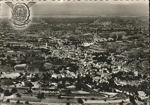 Oberrotweil Fliegeraufnahme Kaiserstuhl Kat. Vogtsburg im Kaiserstuhl