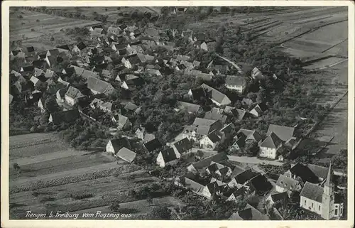 Tiengen Flugzeugaufnahme Kat. Freiburg im Breisgau