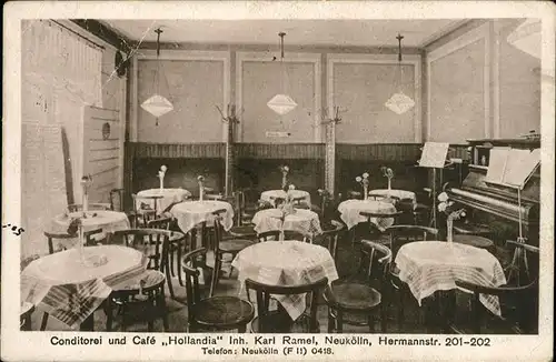 Neukoelln Cafe Hollandia Kat. Berlin