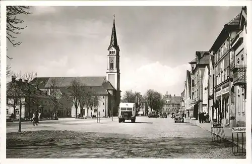 Plattling Isar Bayern Stadtplatz / Plattling /Deggendorf LKR