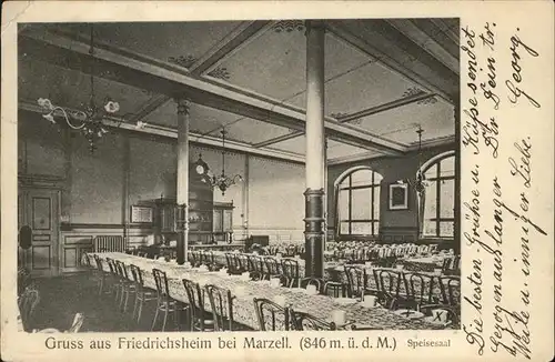 Friedrichsheim Speisesaal Kat. Malsburg-Marzell