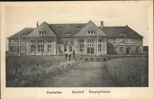 Korbetha Bahnhof Kat. Schkopau