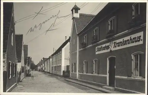 Neustadt Donau Staedtisches Krankenhaus Kat. Neustadt a.d.Donau