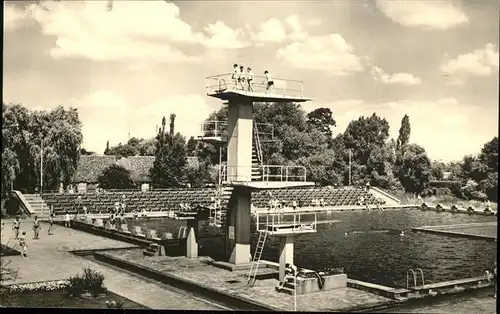 Forst Lausitz Schwimmbad Kat. Forst Lausitz