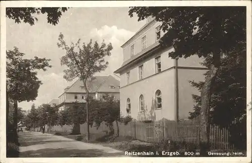 Reitzenhain Erzgebirge Genesungsheim Kat. Marienberg