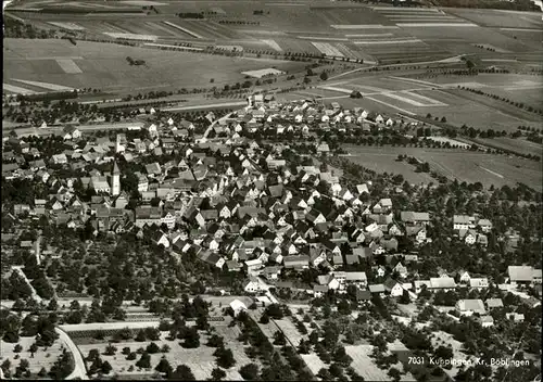 Kuppingen Fliegeraufnahme  Kat. Herrenberg