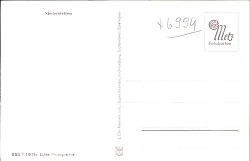 Niederstetten Wuerttemberg  / Niederstetten /Main-Tauber-Kreis LKR