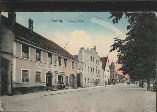 Plattling Isar Bayern Ludwig Platz / Plattling /Deggendorf LKR