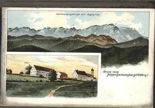 Hohenpeissenberg Zugspitze Kat. Hohenpeissenberg