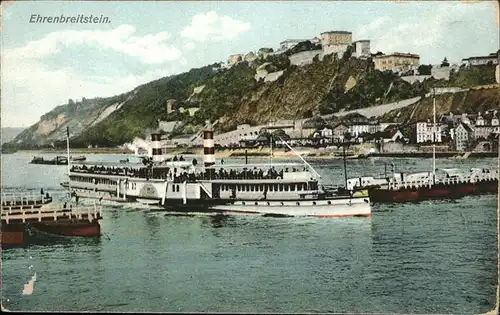 Ehrenbreitstein Schiff Kat. Koblenz