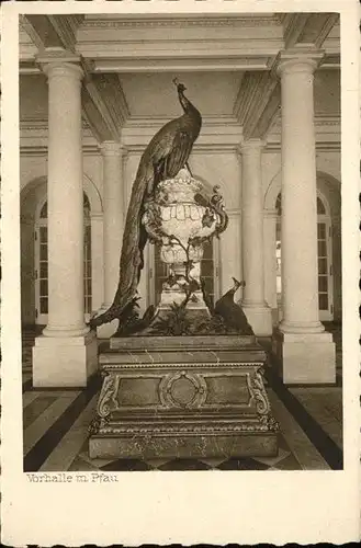 Herrenchiemsee Schloss Vorhalle Pfau Kat. Chiemsee