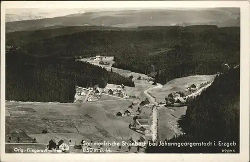 Steinbach Johanngeorgenstadt Fliegeraufnahme  Kat. Johanngeorgenstadt