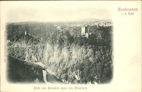 Manderscheid Eifel Moserberg Kat. Manderscheid