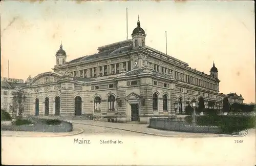 Mainz Rhein Stadthalle Kat. Mainz