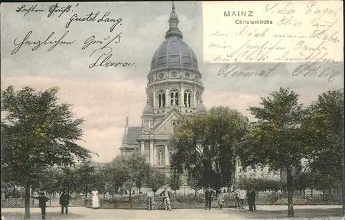 Mainz Rhein Christus Kirche  Kat. Mainz