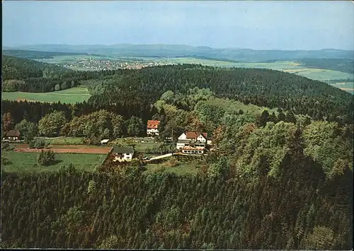 Sensbachtal Fliegeraufnahme Gasthof Reussenkreuz Kat. Sensbachtal