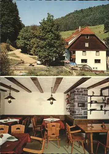 Grafenhausen Schwarzwald Gasthaus Pension Tannenmuehle Kat. Grafenhausen