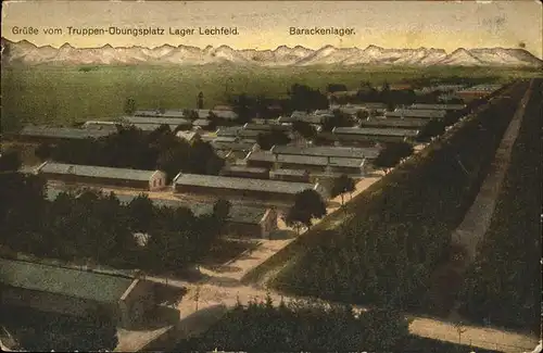 Lechfeld Lager Truppen-uebungsplatz Kat. Schwabmuenchen