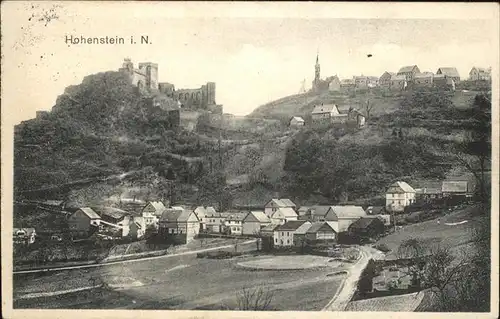 Hohenstein Nordhausen Burg Kat. Hohenstein Nordhausen