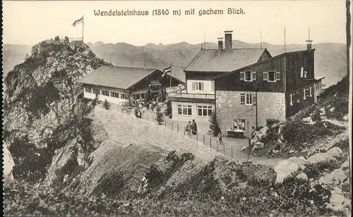 Wendelstein Berg Wendelsteinhaus Kat. Bayrischzell