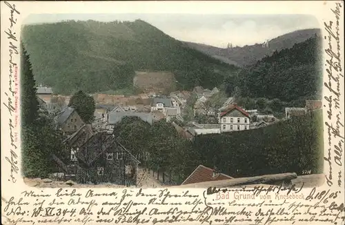 Bad Grund Harz Teilansicht Kat. Bad Grund (Harz)