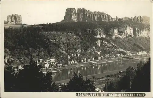 Postelwitz Schrammsteine Kat. Bad Schandau