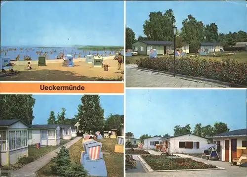 Ueckermuende Badestrand Kat. Ueckermuende