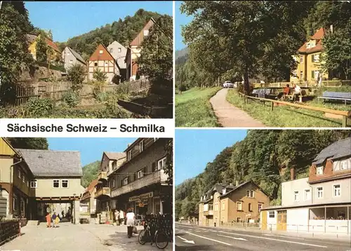 Schmilka Saechsische Schweiz Kr. Pirna Kat. Bad Schandau