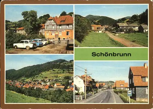 wz04934 Schoenbrunn Schleusegrund FDGB Erholungsheim Huette Kategorie. Schleusegrund Alte Ansichtskarten