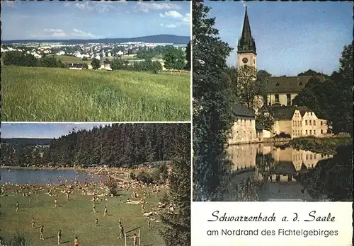 Schwarzenbach Saale Nordrand Fichtelgebirge Waldschwimmbad Kat. Schwarzenbach a.d.Saale