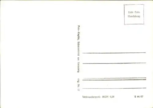 Vesser Rennsteig  Kat. Schmiedefeld Rennsteig