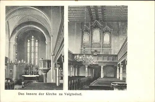 Voigtsdorf Strasburg Innere Kirche Altar Kat. Voigtsdorf Strasburg