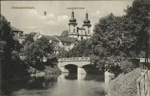 Donaueschingen Leopoldsbruecke Kat. Donaueschingen