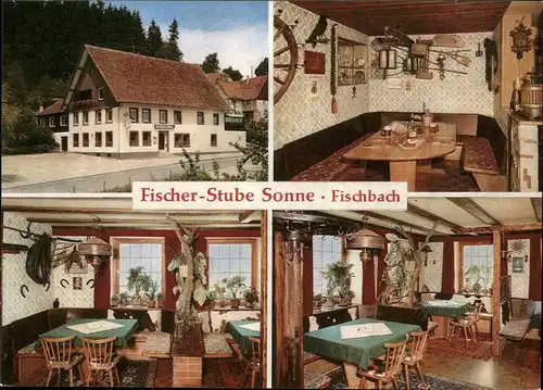 Fischbach Niedereschach Fischer-Stube Sonne Kat. Niedereschach