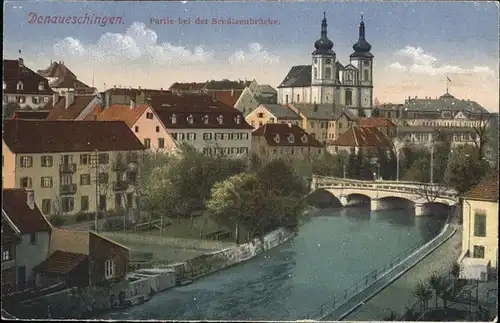 Donaueschingen Schuetzenbruecke Kat. Donaueschingen