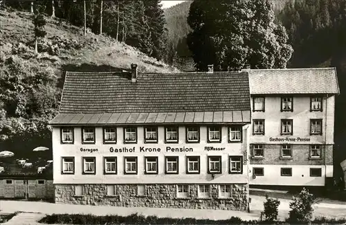 Nussbach Schwarzwald Gasthaus Krone Kat. Triberg im Schwarzwald