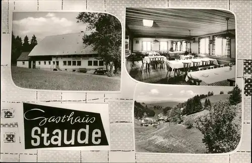 Gremmelsbach Gasthaus Staude Kat. Triberg im Schwarzwald