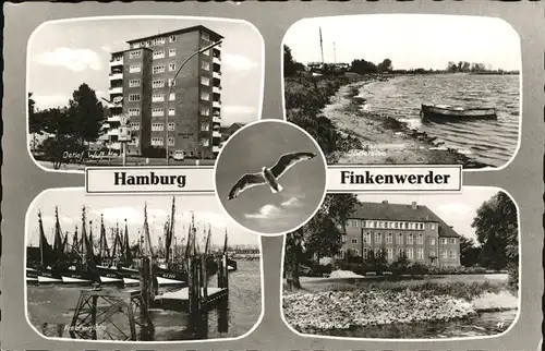 Finkenwerder Ortsansichten Kat. Hamburg