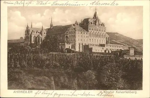Ahrweiler Ahr Kloster Calvarienberg / Bad Neuenahr-Ahrweiler /Ahrweiler LKR